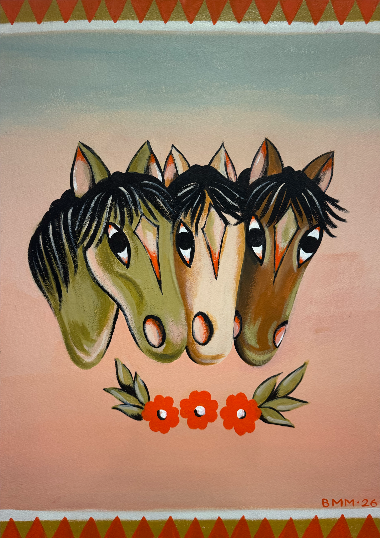 THREE HORSES
